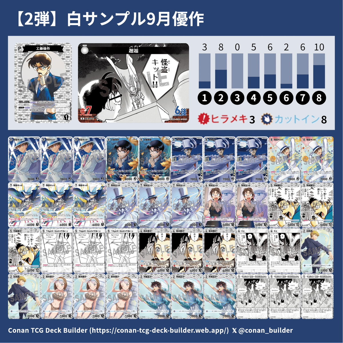 9月度】チャレンジ戦 備忘録｜コナンカード