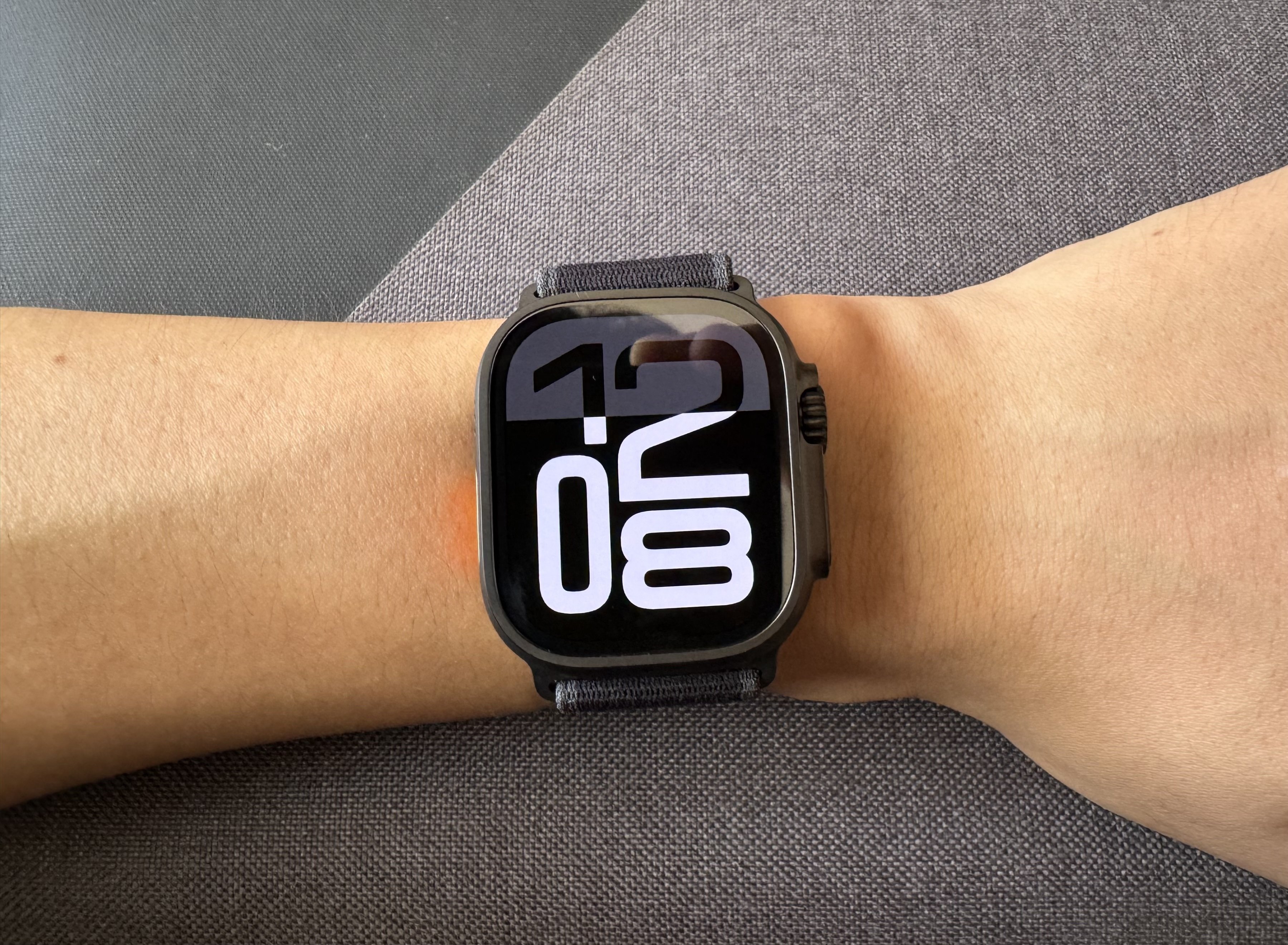 Apple Watch ブラックTrail Loop 49mm S/M 【公式通販】