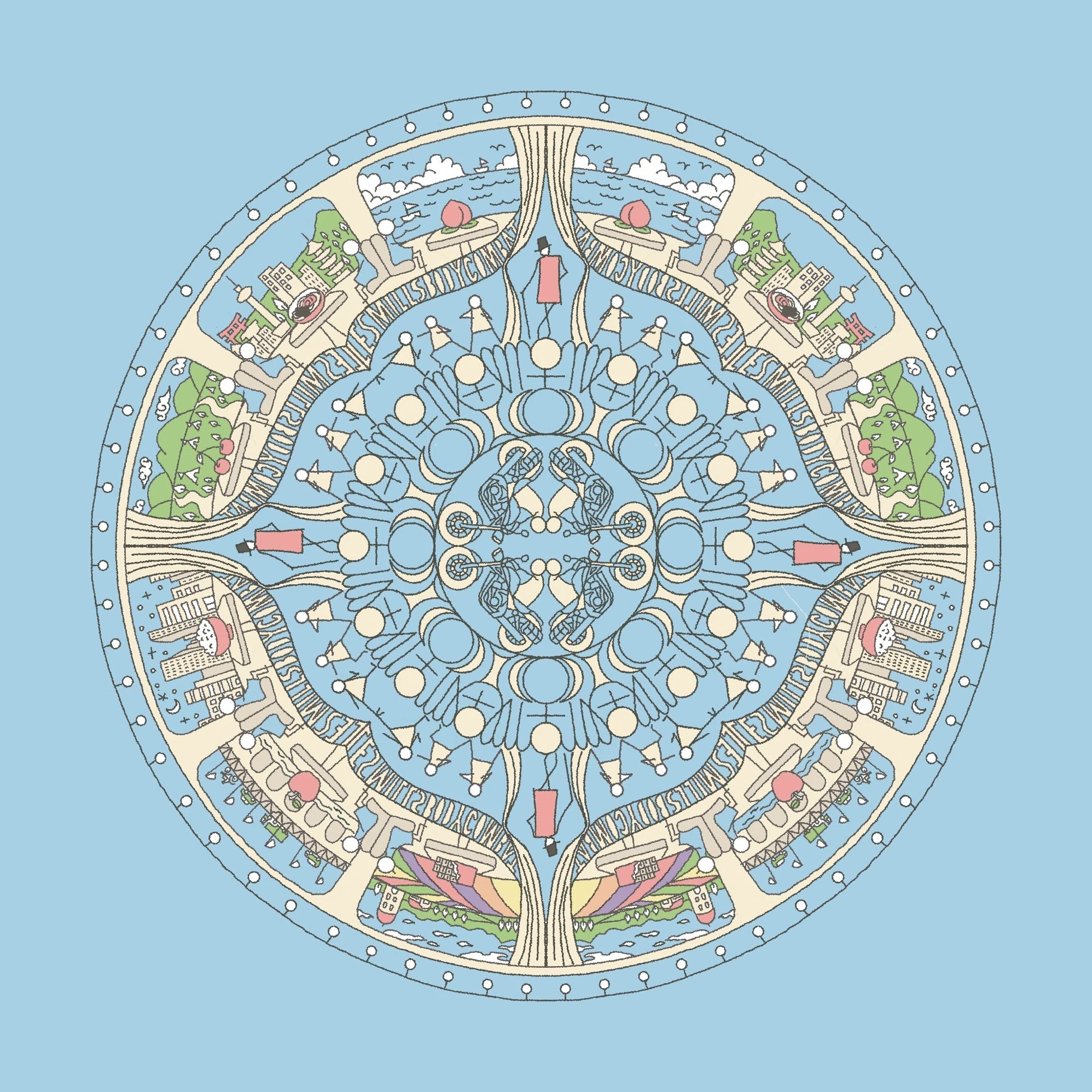 077 偏愛マンダラ®︎｜A K I E / 偏愛曼荼羅絵師