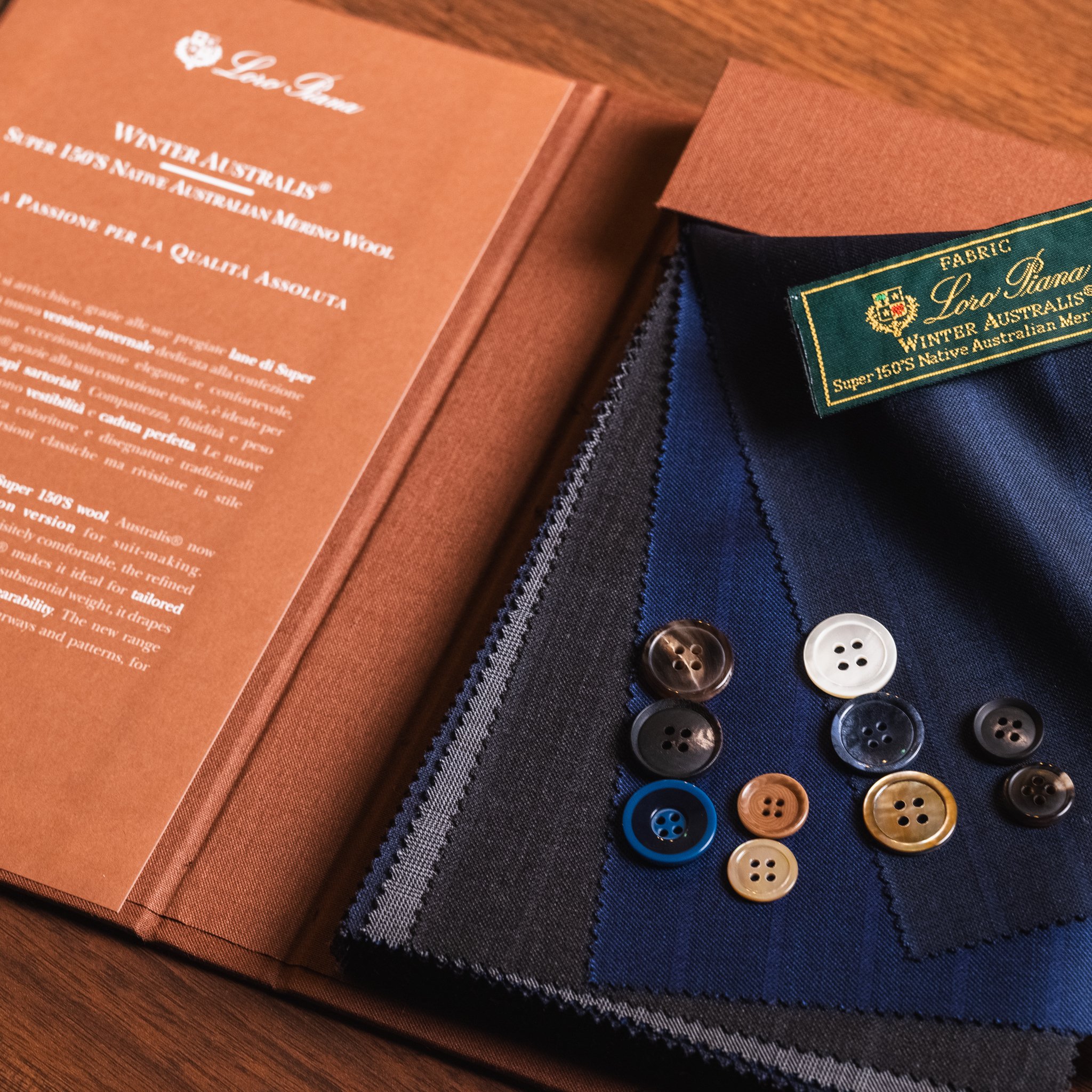 スコットランド イングランド イタリア 高級生地 見本帳 バンチブック