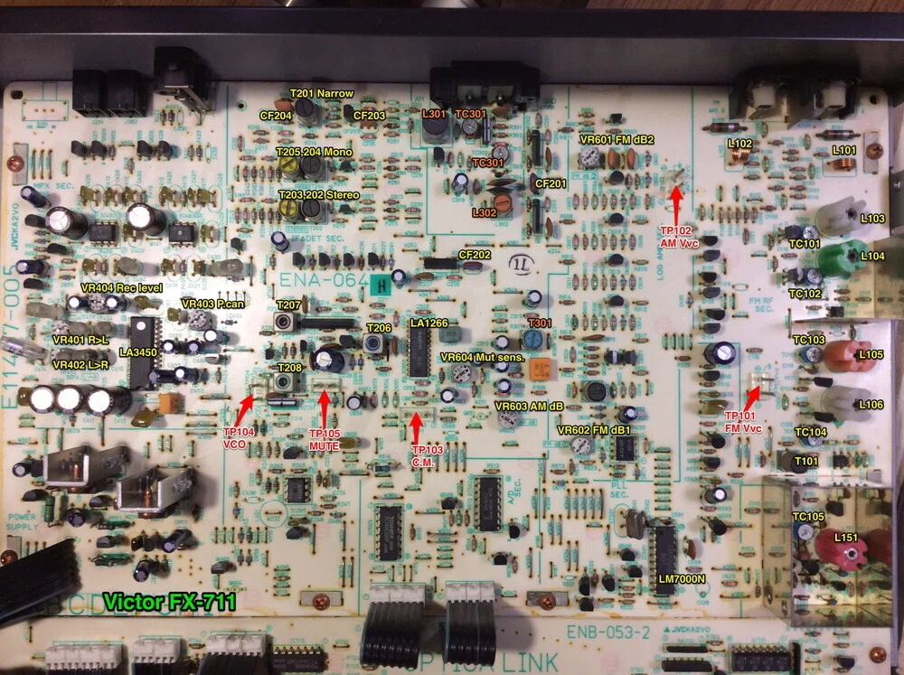Victor FX-711 修理調整記録8｜BLUESS Laboratory