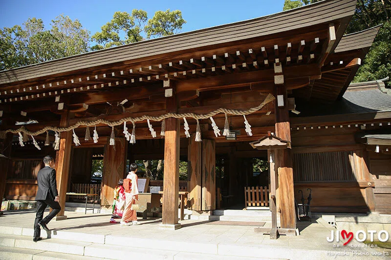 四條畷神社の七五三出張撮影