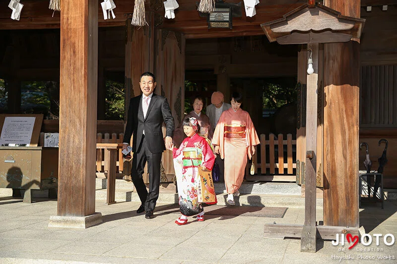 四條畷神社の七五三出張撮影