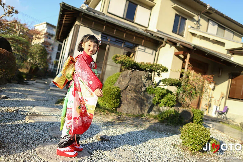 自宅で七五三出張撮影