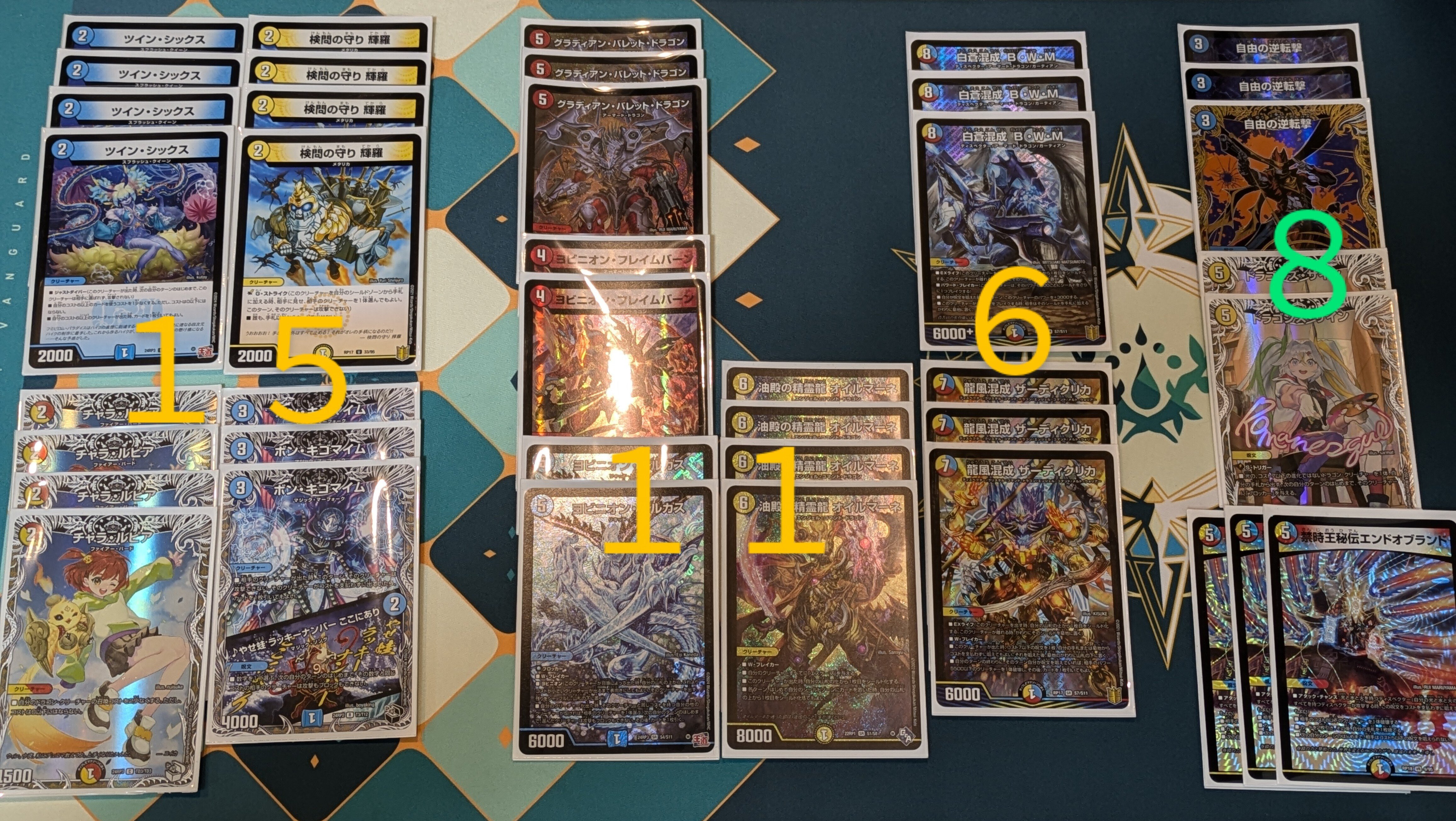 ドラゴンキューブデッキ 40枚 デュエマ - メルカリ