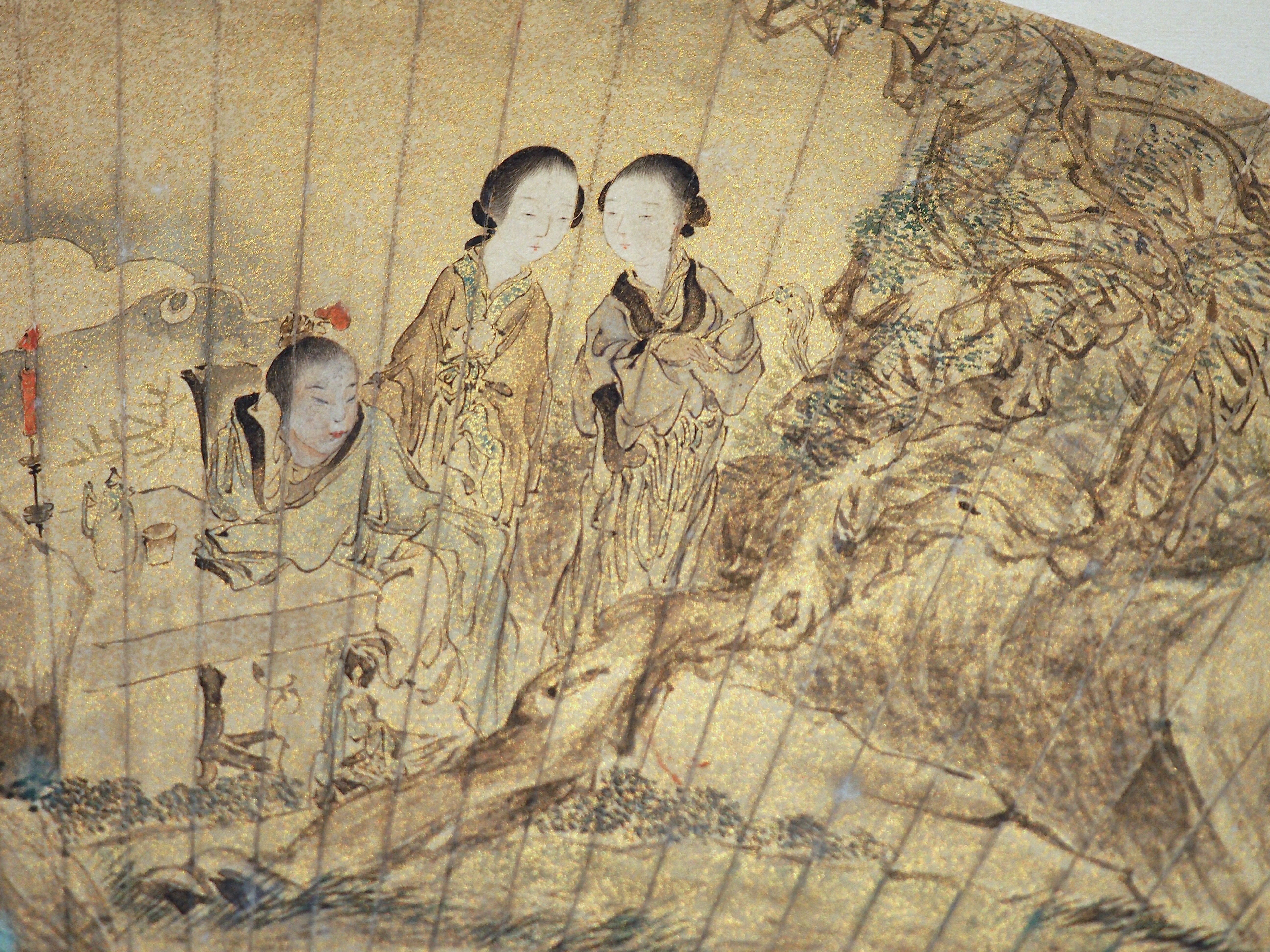 扇面画|日本画家 松下雅寿