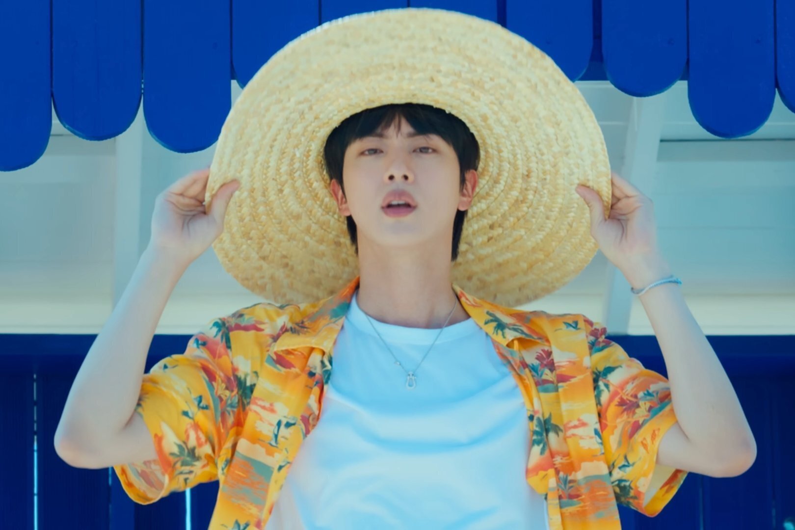 公式 BTS ジン 着用 キャップ ビッヒ帽 BTS Jin : 面白いのに
