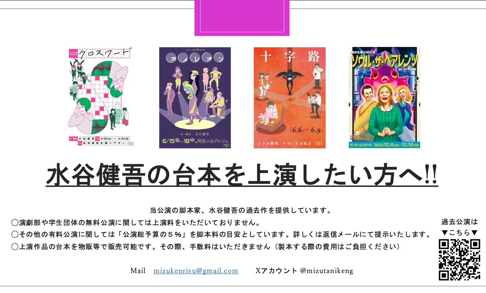 週報： 脚本提供の画策と、その可能性は既に考えた｜水谷健吾