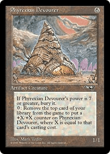 そのおにぎりは空を飛ぶ。 Phyrexian Devourerを発掘！【MTGイニシエ