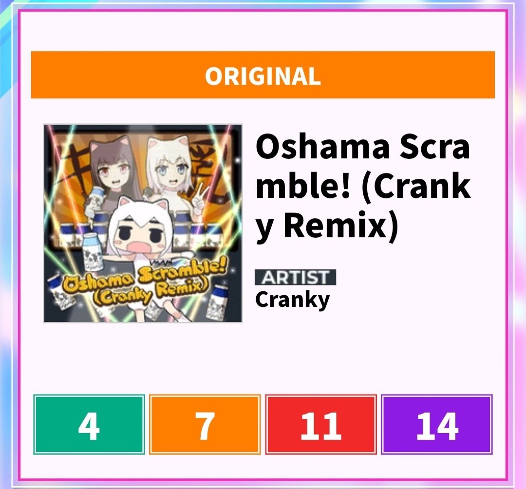 CHUNITHM】14.0とかいう難易度｜Owatan Nin