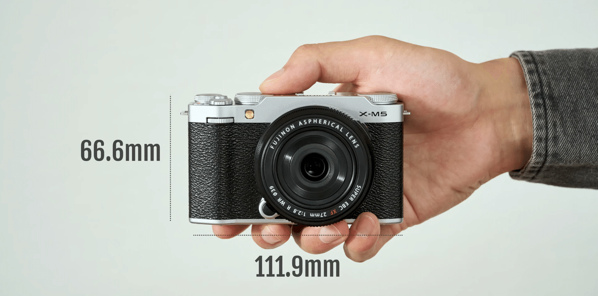 Fujifilm X-M5 ミラーレスカメラ シルバー レンズキット レンタル] 富士フイルム X-M5 ボディ ミラーレス一眼 シルバー