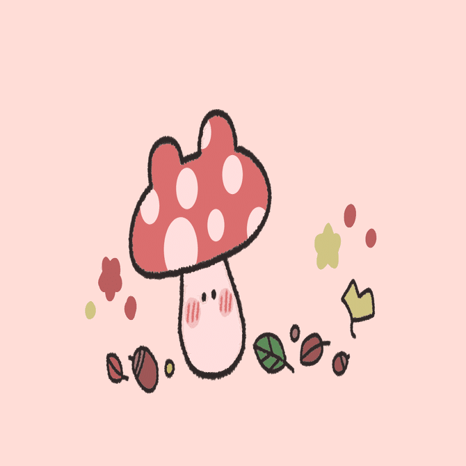 noteの見出し画像】毎日イラスト「#きのこの日」｜まいぽー