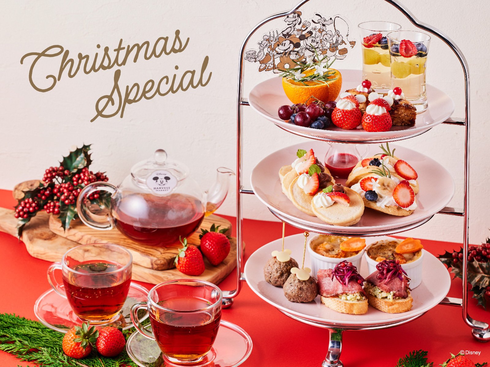 ディズニーの世界観で楽しむXmas】「Disney HARVEST MARKET」でXmas