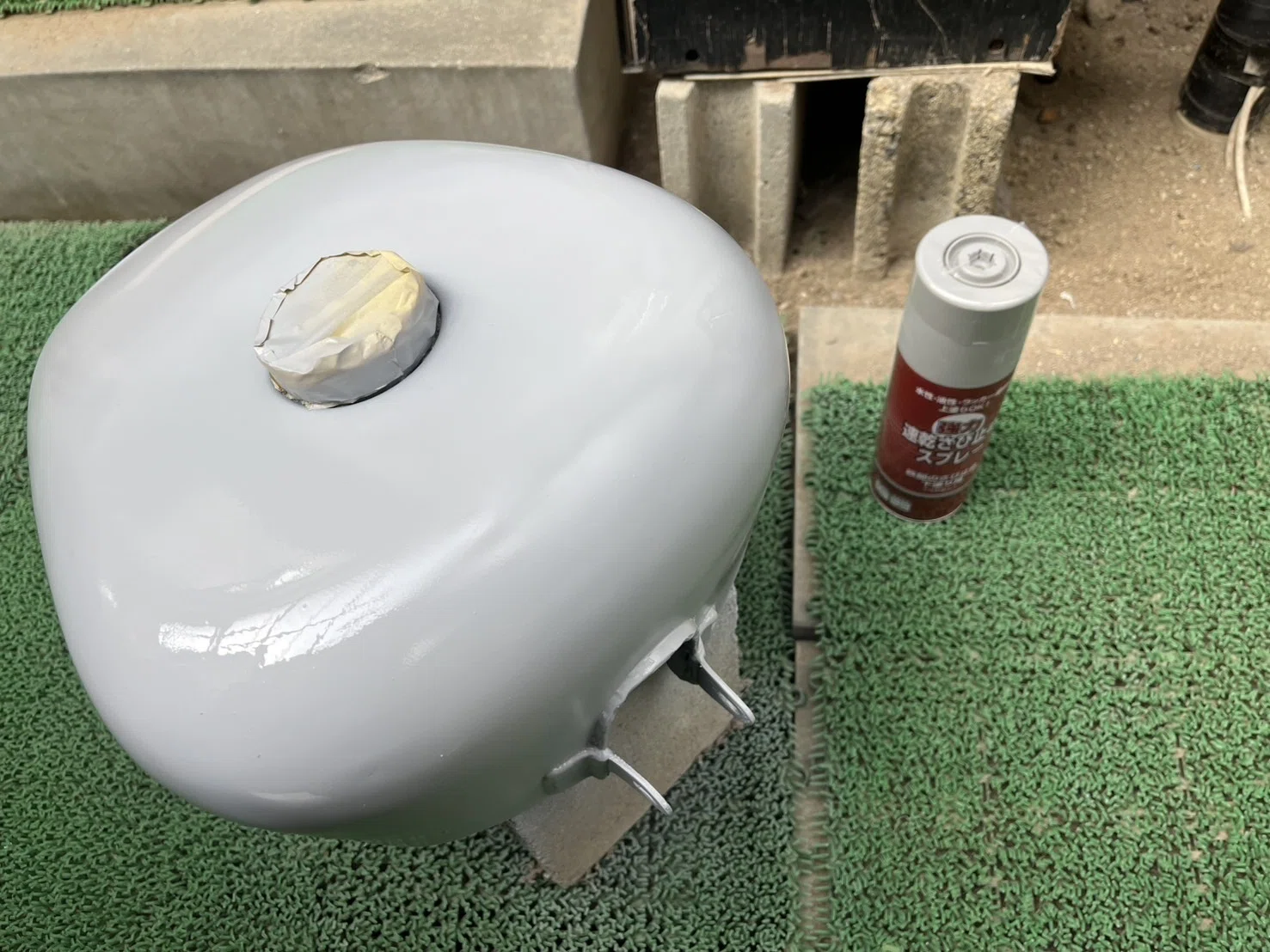 素人がバイクタンク塗装してみる #ハンドメイド実践日記853｜琴里(ことり)