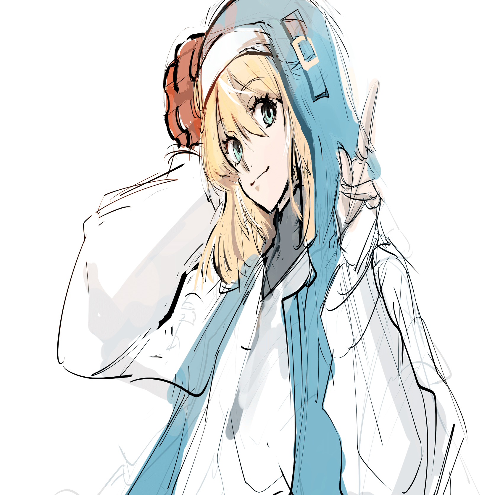 イラスト 青と白 かわいい 女の子 イラスト」のアイデア 92 件 | かわいい