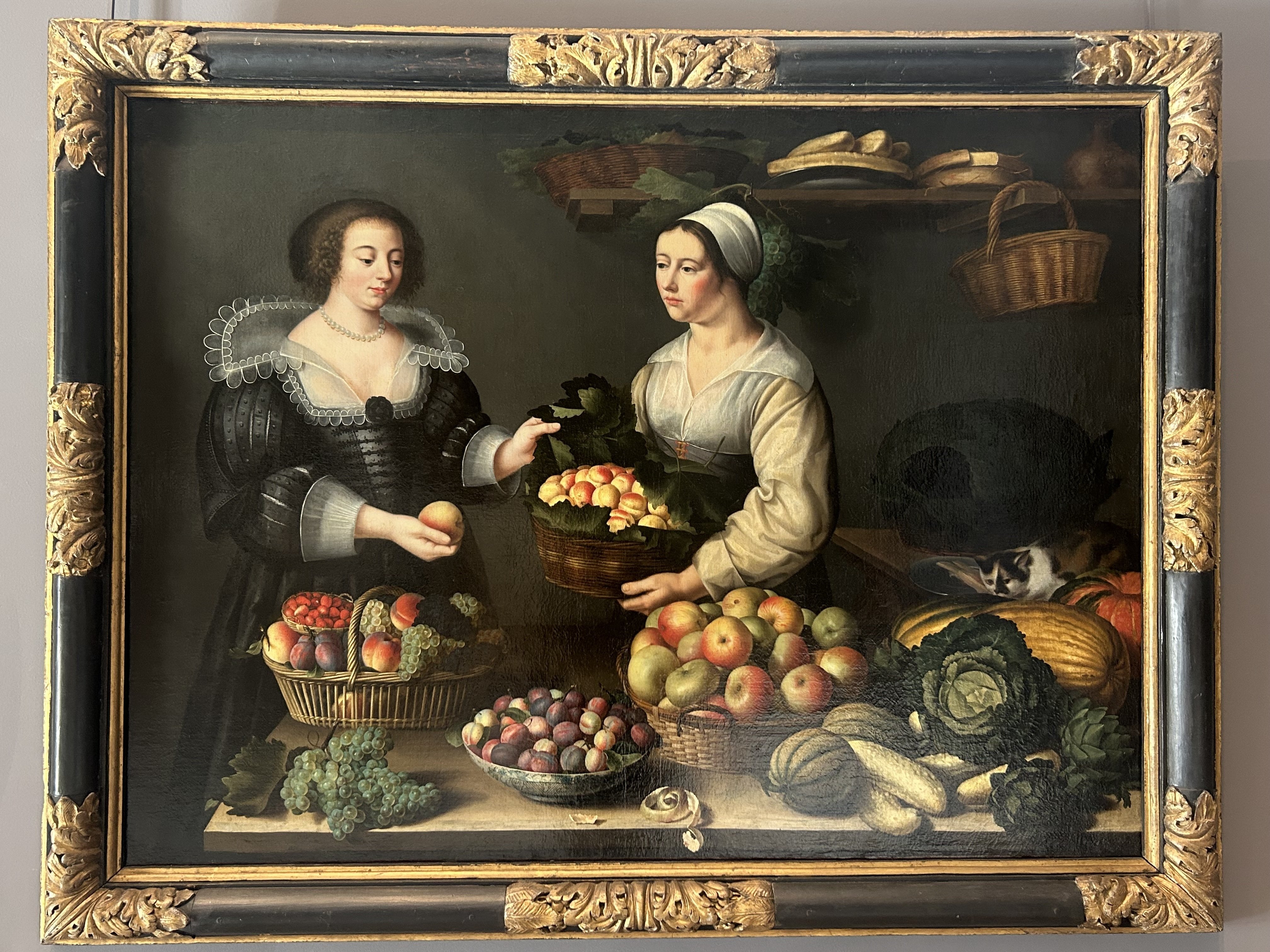 子供のためのルーブル美術館(147)動物がいる果物屋/20歳のモワヨン