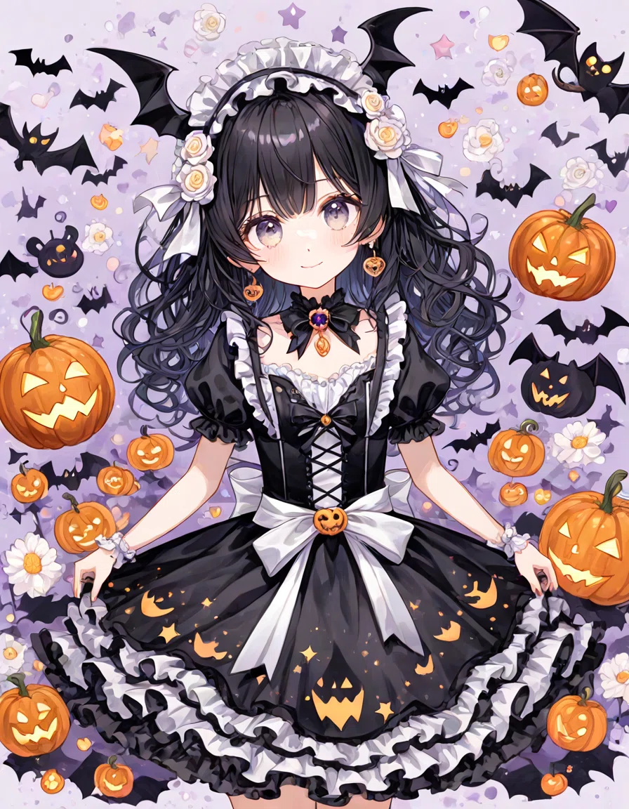 ハロウィンのkawaii魔女ちゃんたち｜月猫ゆめや