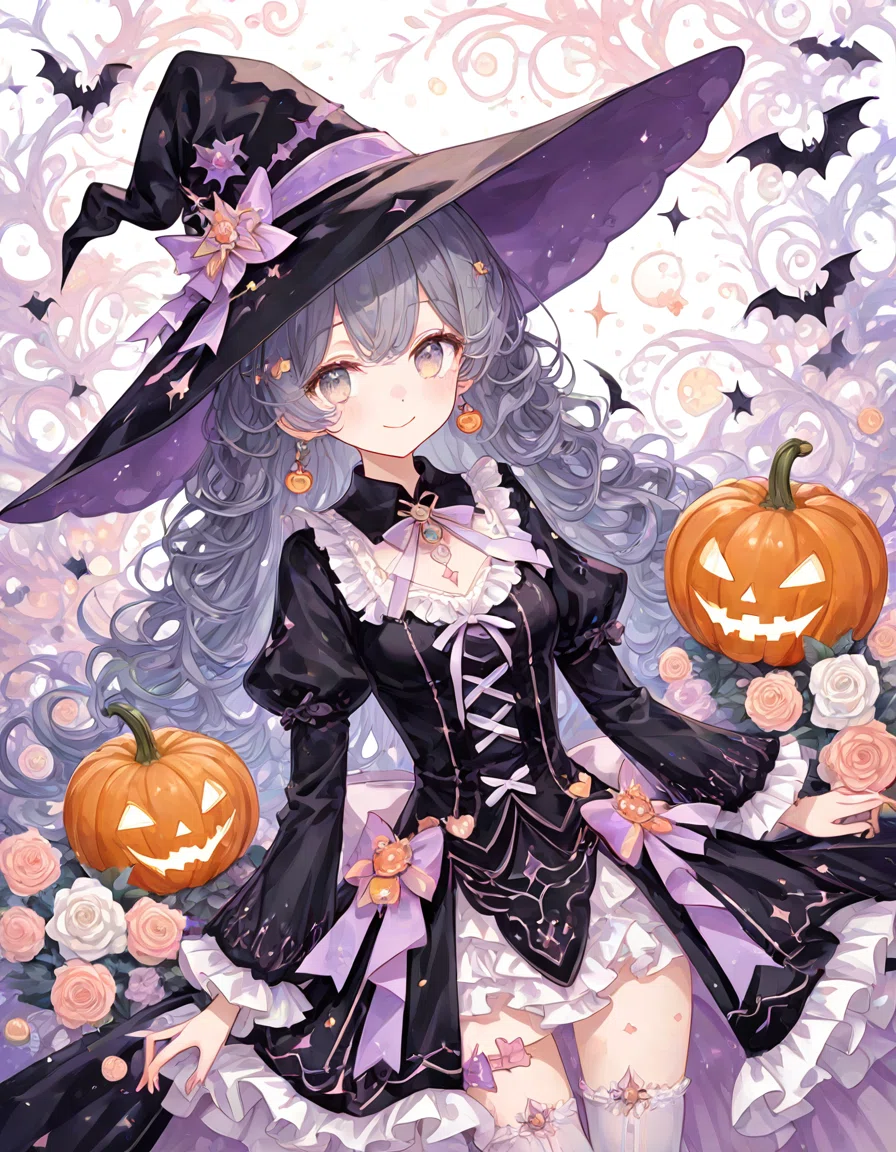 ハロウィンのkawaii魔女ちゃんたち｜月猫ゆめや