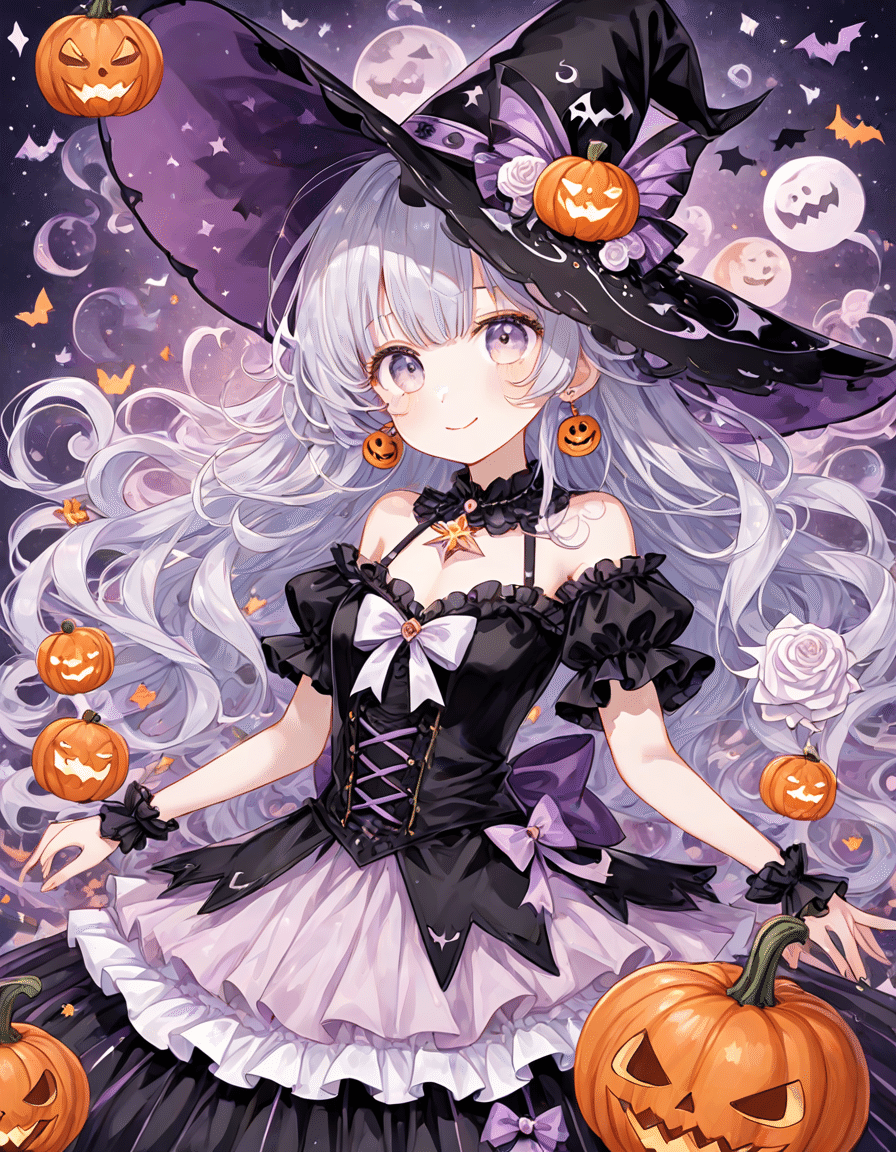 人気デザイナー ハロウィンのkawaii魔女ちゃんたち｜月猫ゆめや 立体・オブジェ