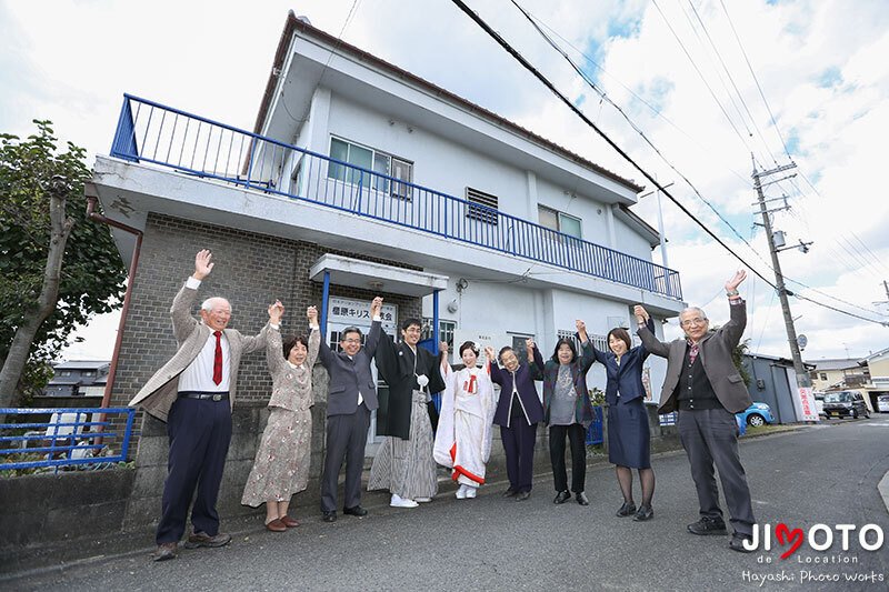 地元で前撮りロケーション撮影