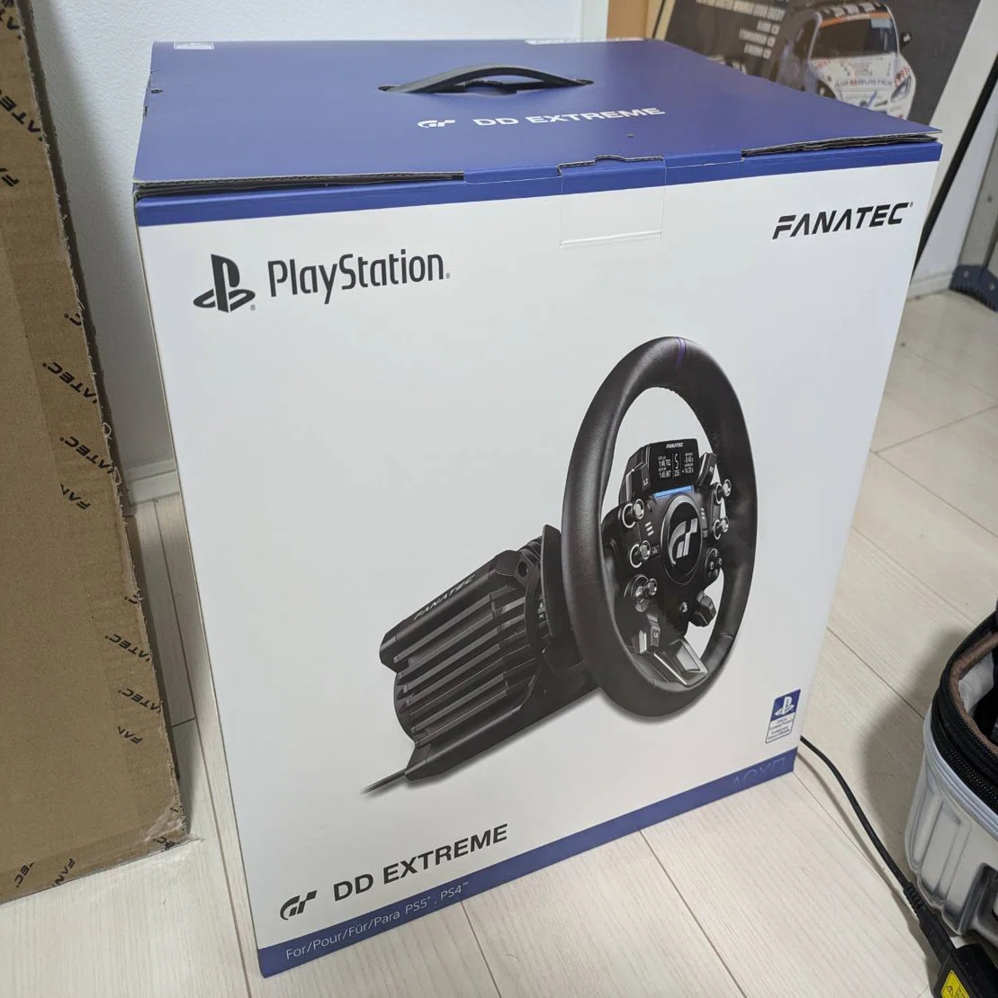 GT7用筐体】FANATEC DD Extreme＆CSL Elite Pedal導入！｜岡田衛
