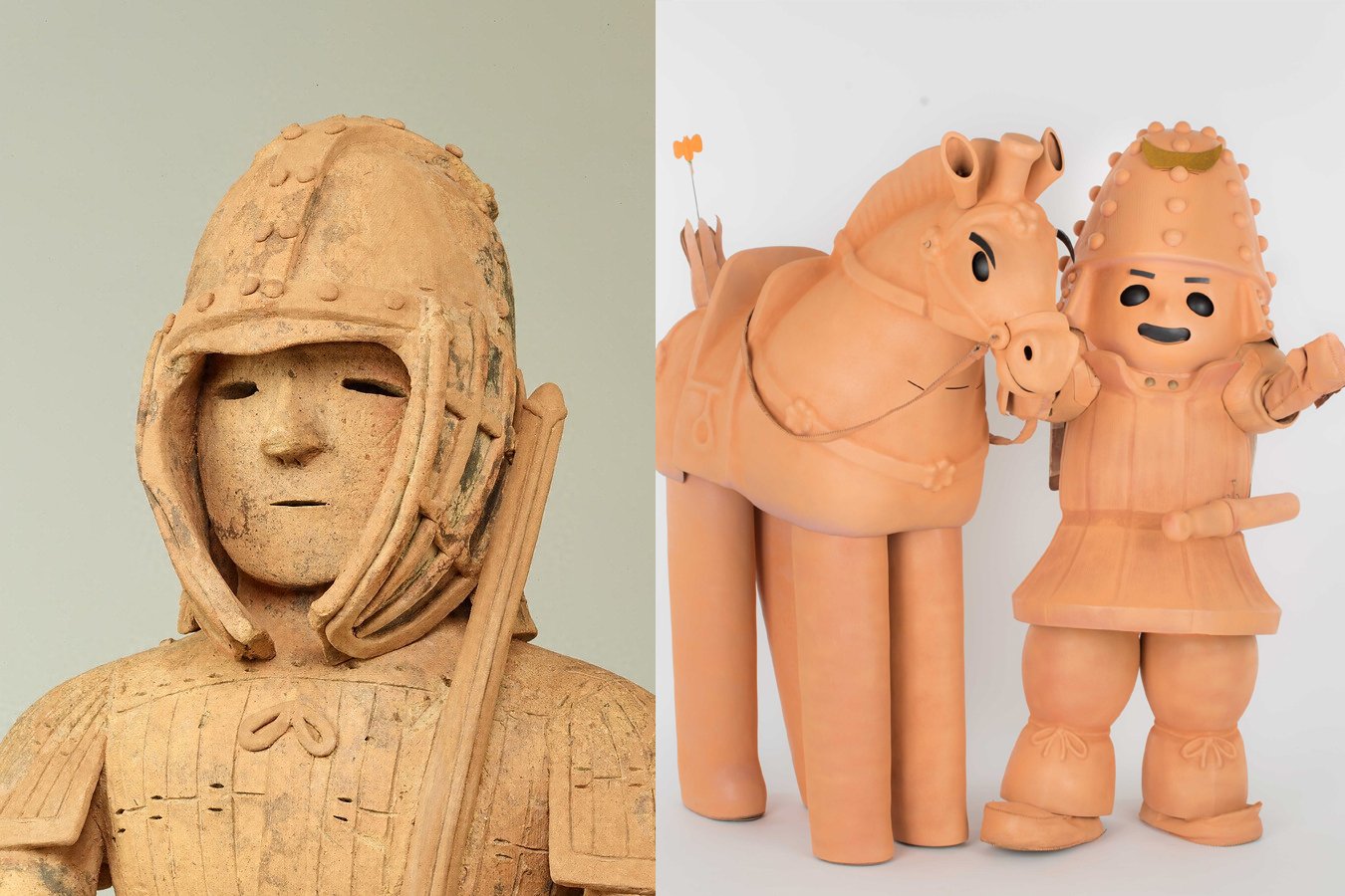 はにわ展」と「ハニどぐ展」、どっちから見る？｜縄文ZINE_note