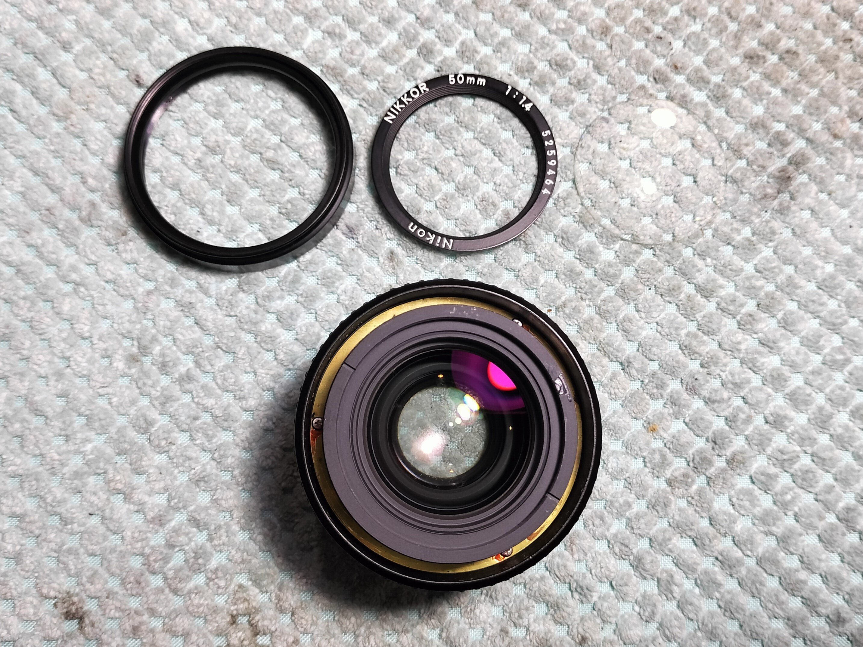 ニコンAi, Ai-sレンズの分解(Nikon Ai, Ai-s 50mm F/1.4 ニコンAi, Ai-sレンズの分解(Nikon Ai, Ai-s 50mm F/1.4