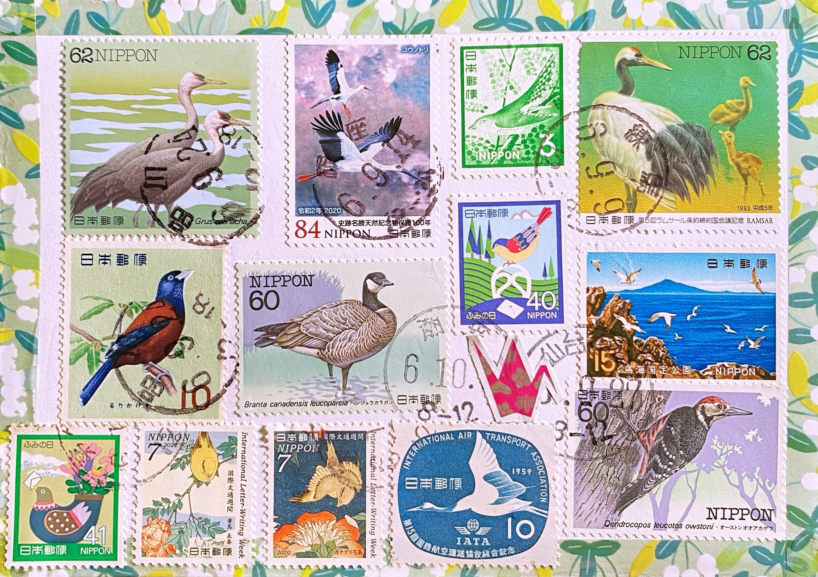 確認用！東ドイツ梟など鳥切手14種DDR貴重 確認用！東ドイツ梟など鳥切手14種DDR貴重