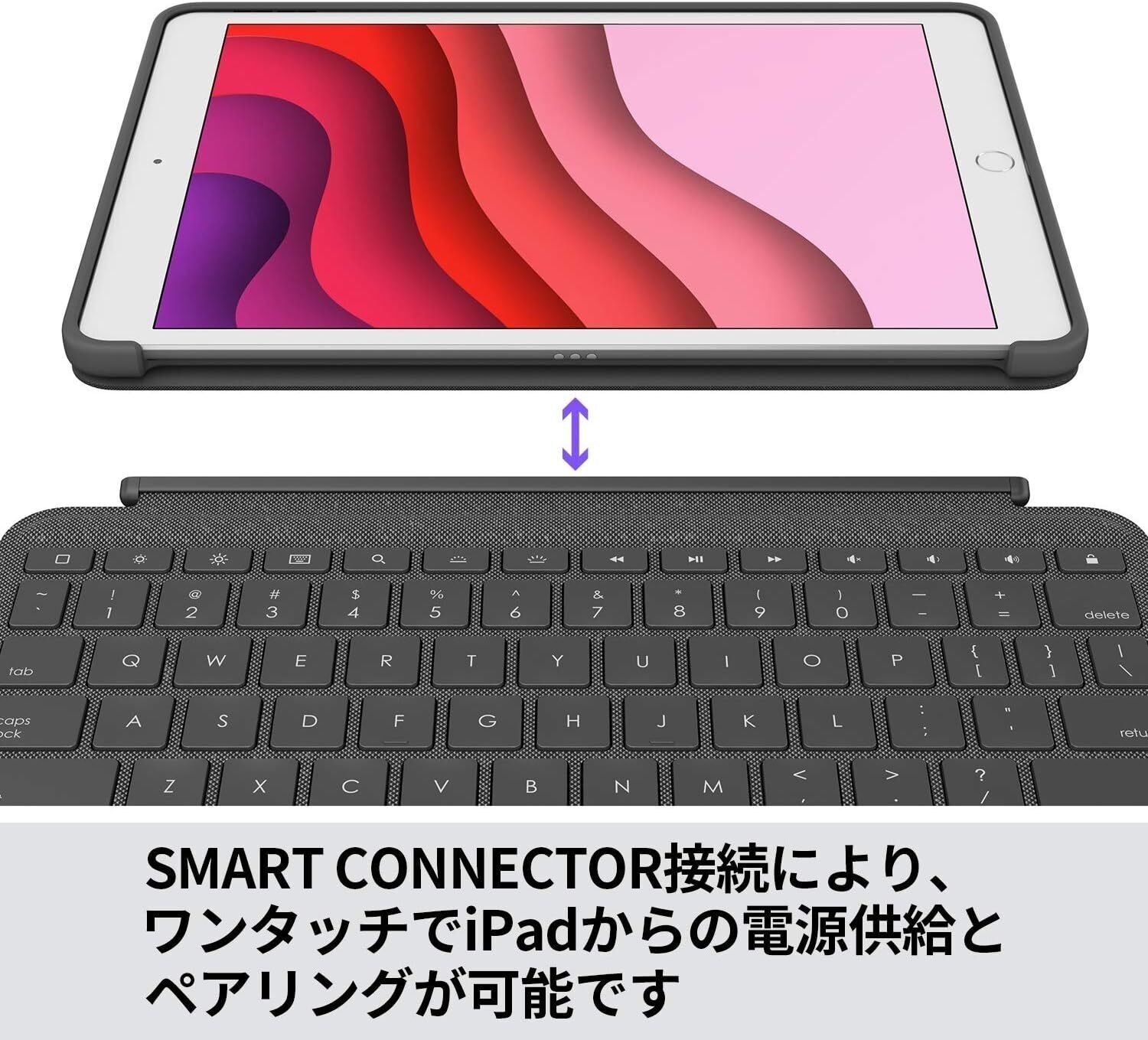 ロジクール iPad10.2 インチ トラックパッド付きキーボードケース Amazon.co.jp: Logitech コンボタッチ 取り外し可能 第10世代