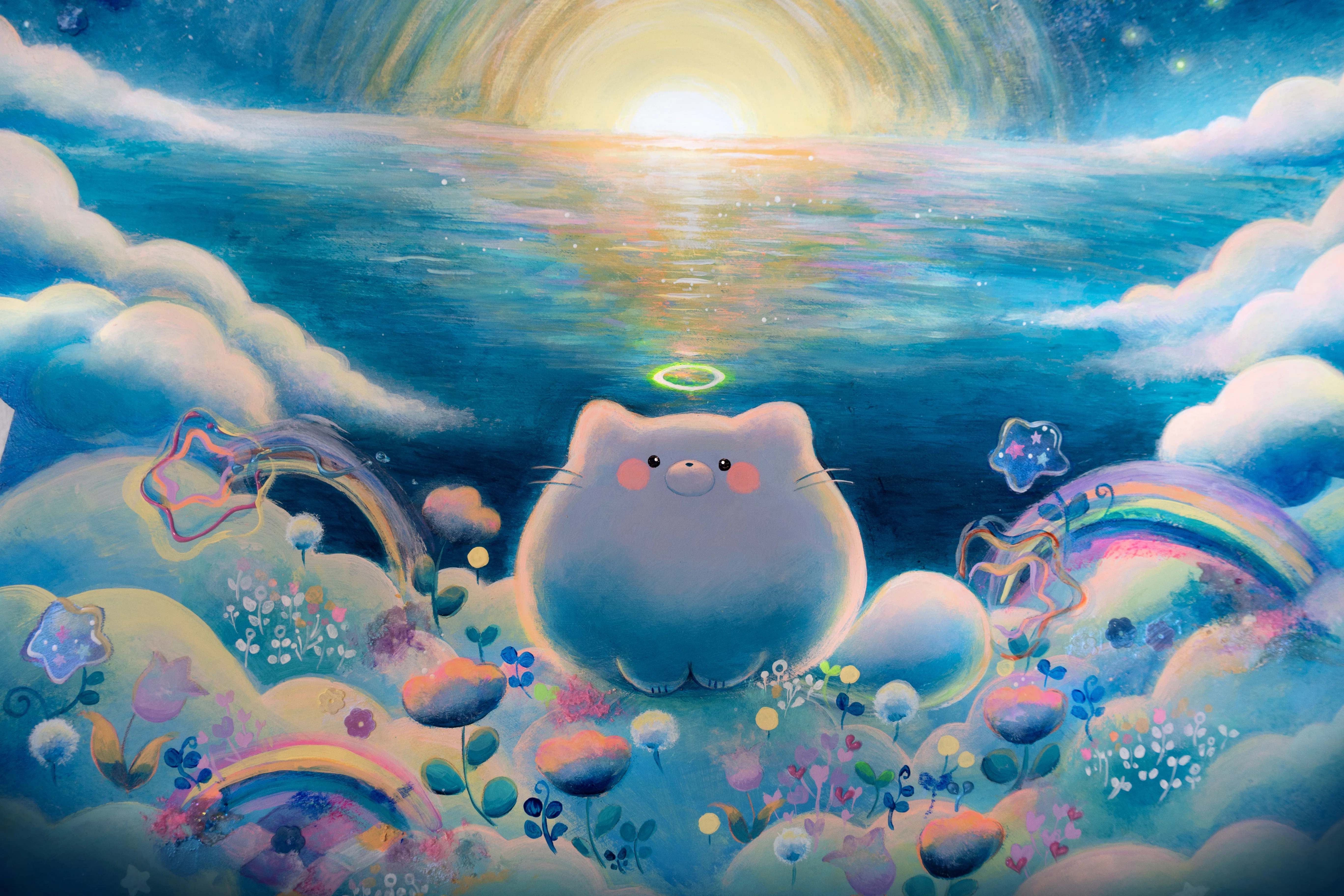 今年の個展ありがと宇宙｜ちくわミエル 𝘤𝘩𝘪𝘬𝘶𝘸𝘢𝘮𝘪𝘦𝘭