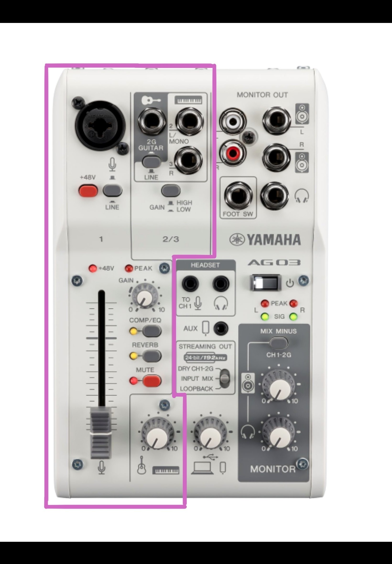 ミキサーの基本!AG03を使いこなそう!|れー ミキサーの基本!AG03を使いこなそう!|れー