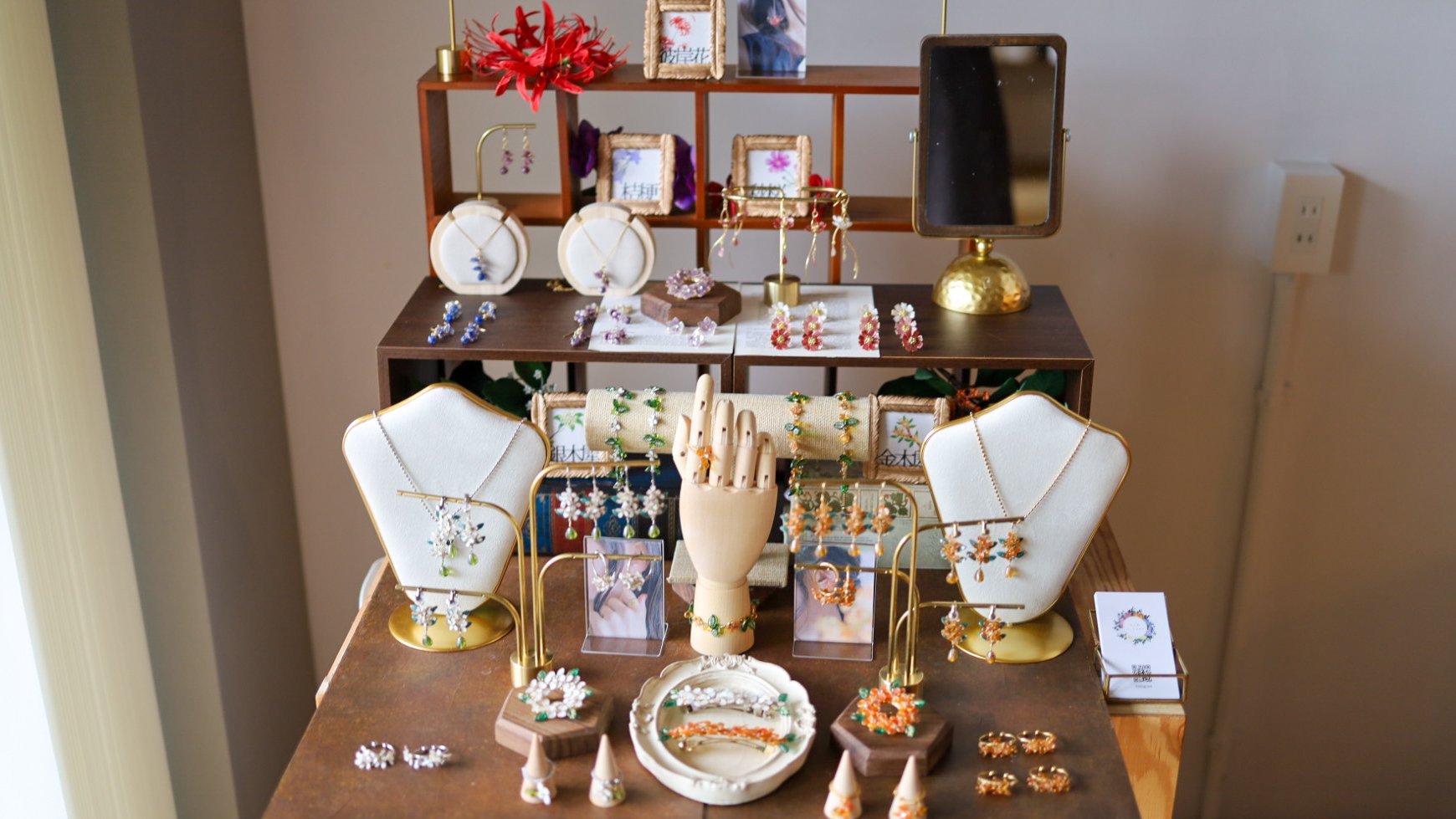 POPUP間近！ディスプレイが形になりました｜ちくわハンドメイド