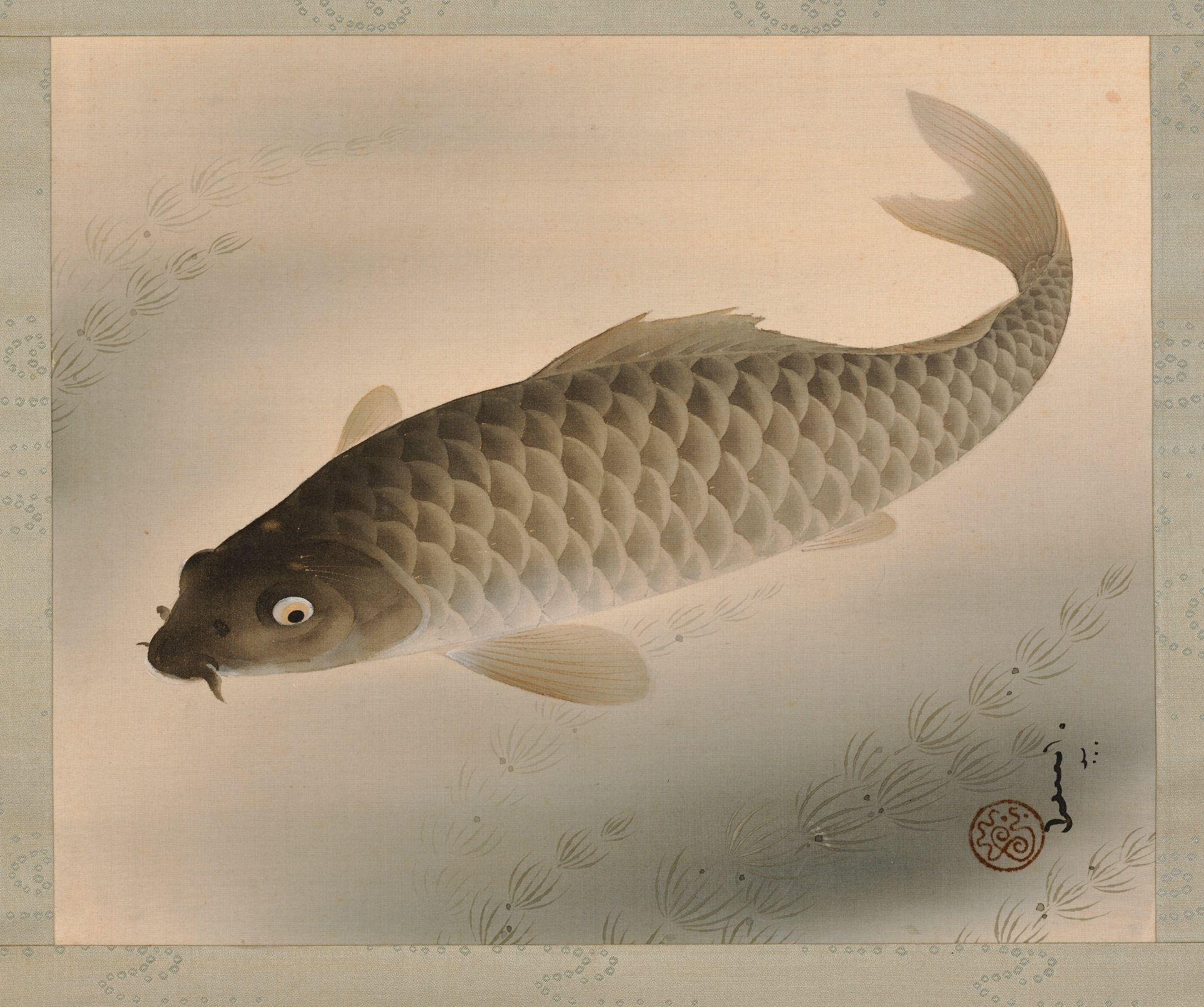 作品一覧】川端龍子《鯉》｜講談社野間記念館