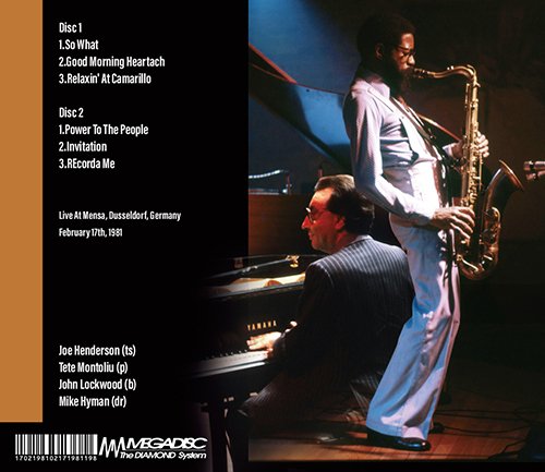 ジョー・ヘンダーソン】テテ・モントリューが加わった1981年ツアー