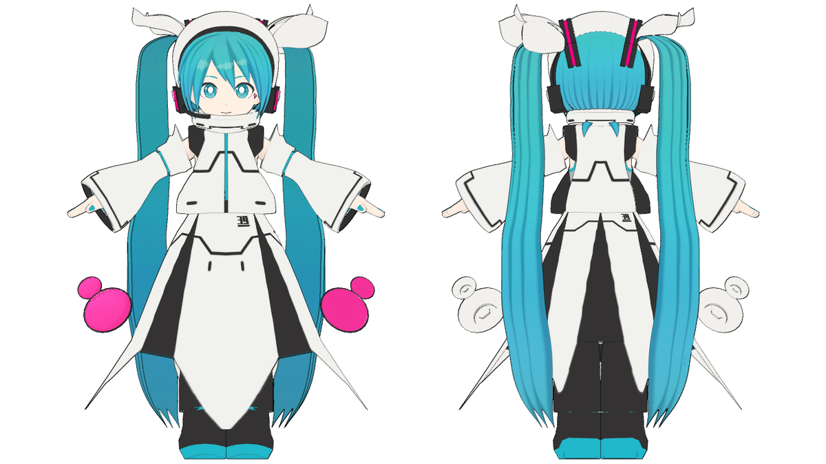 制作物紹介：初音ミク（二次創作モデル）｜602e