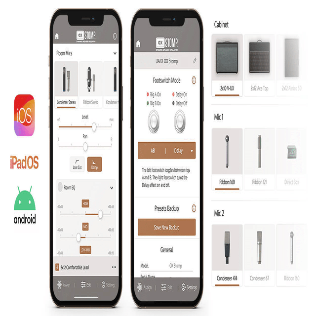 完璧にマイキングされたギタートーンを瞬時に得られる「UAFX OX Stomp