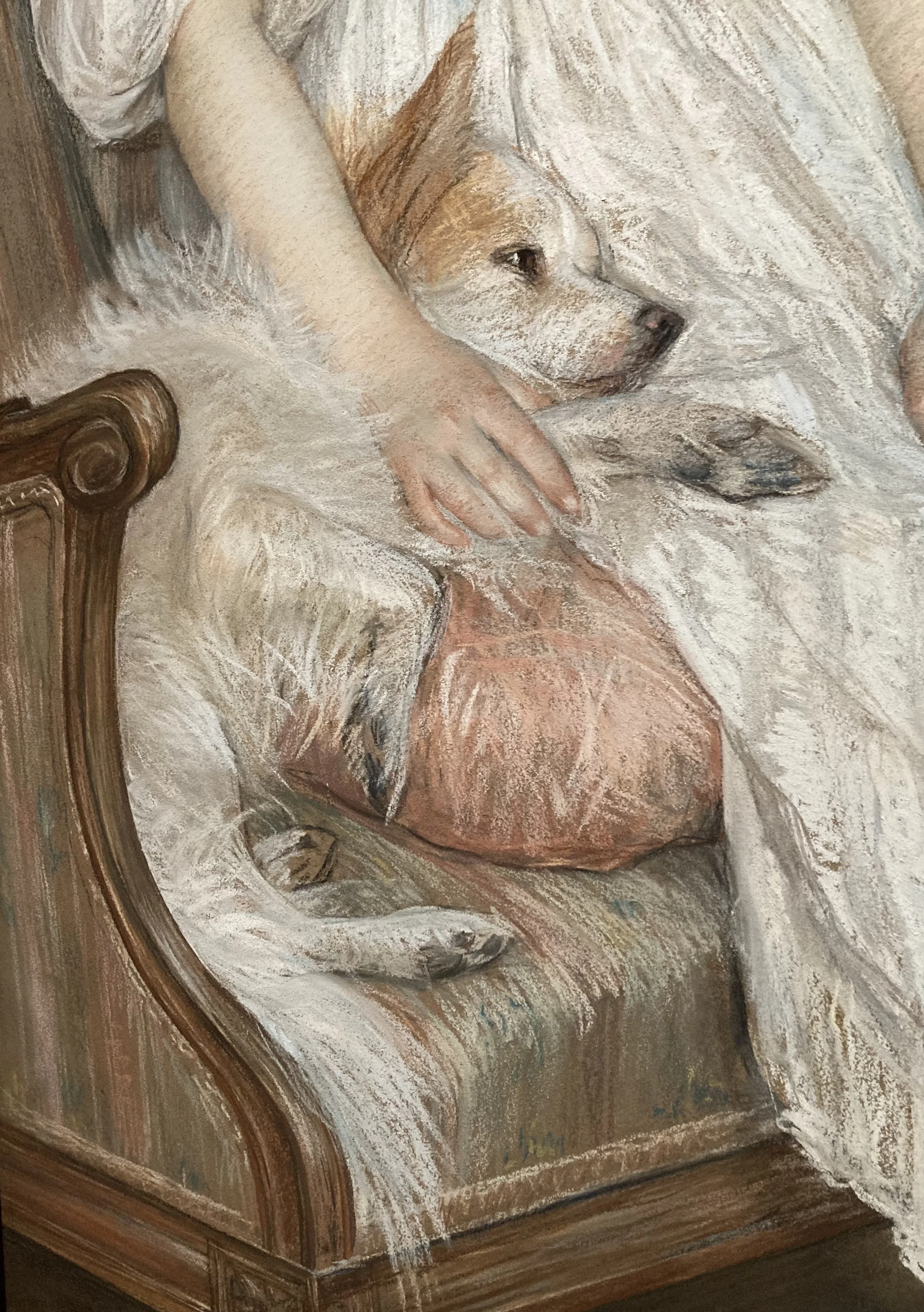 子供のためのオルセー美術館(148)子犬のいる週末/パールピンクの似合う