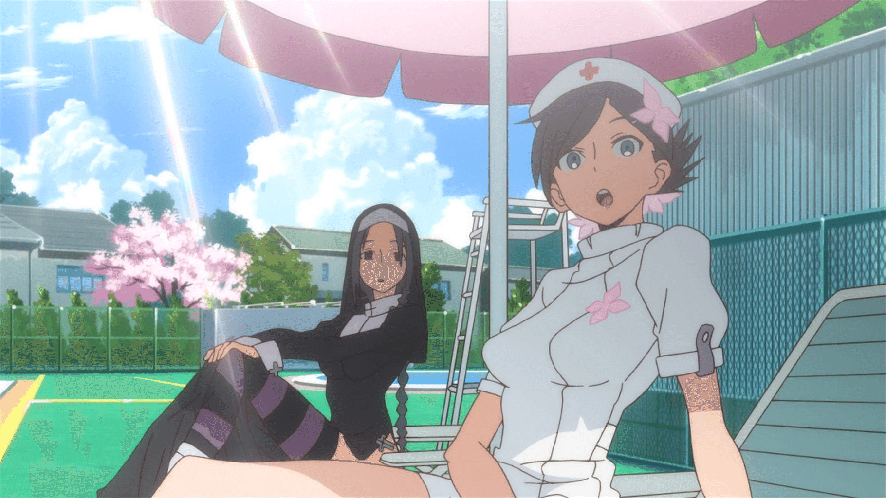 パンチラ　絆創膏 