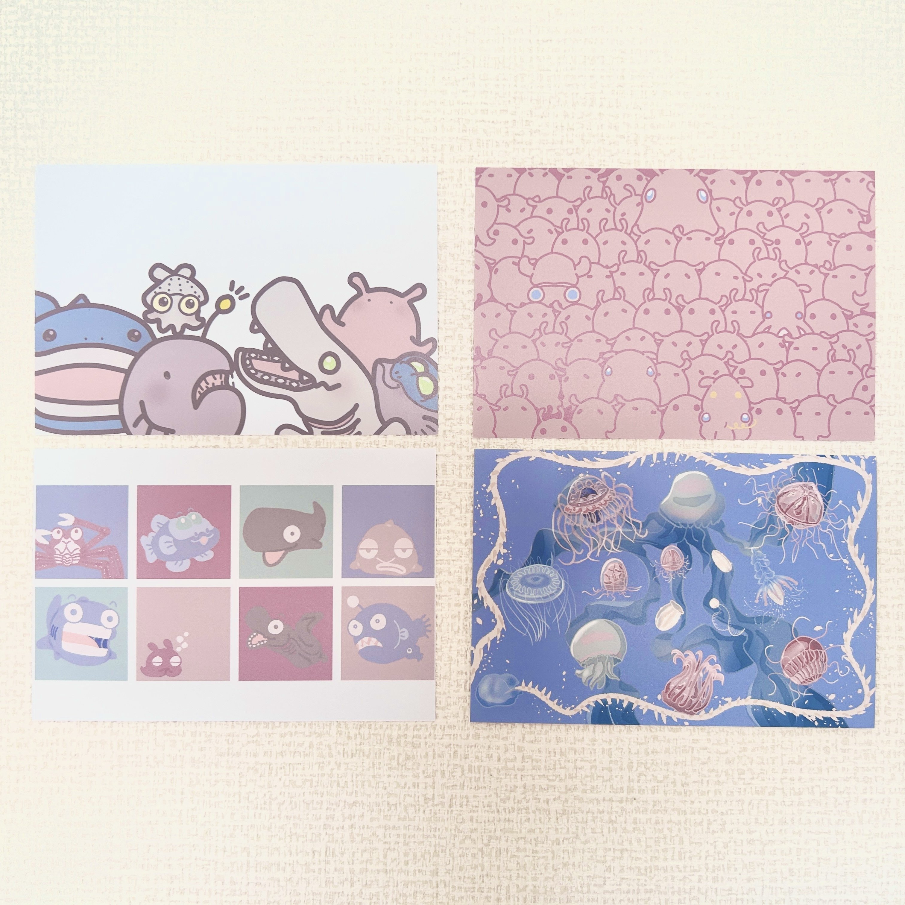 深海イラスト大放出！ 初のイベント参加に向けて、オリジナルグッズ