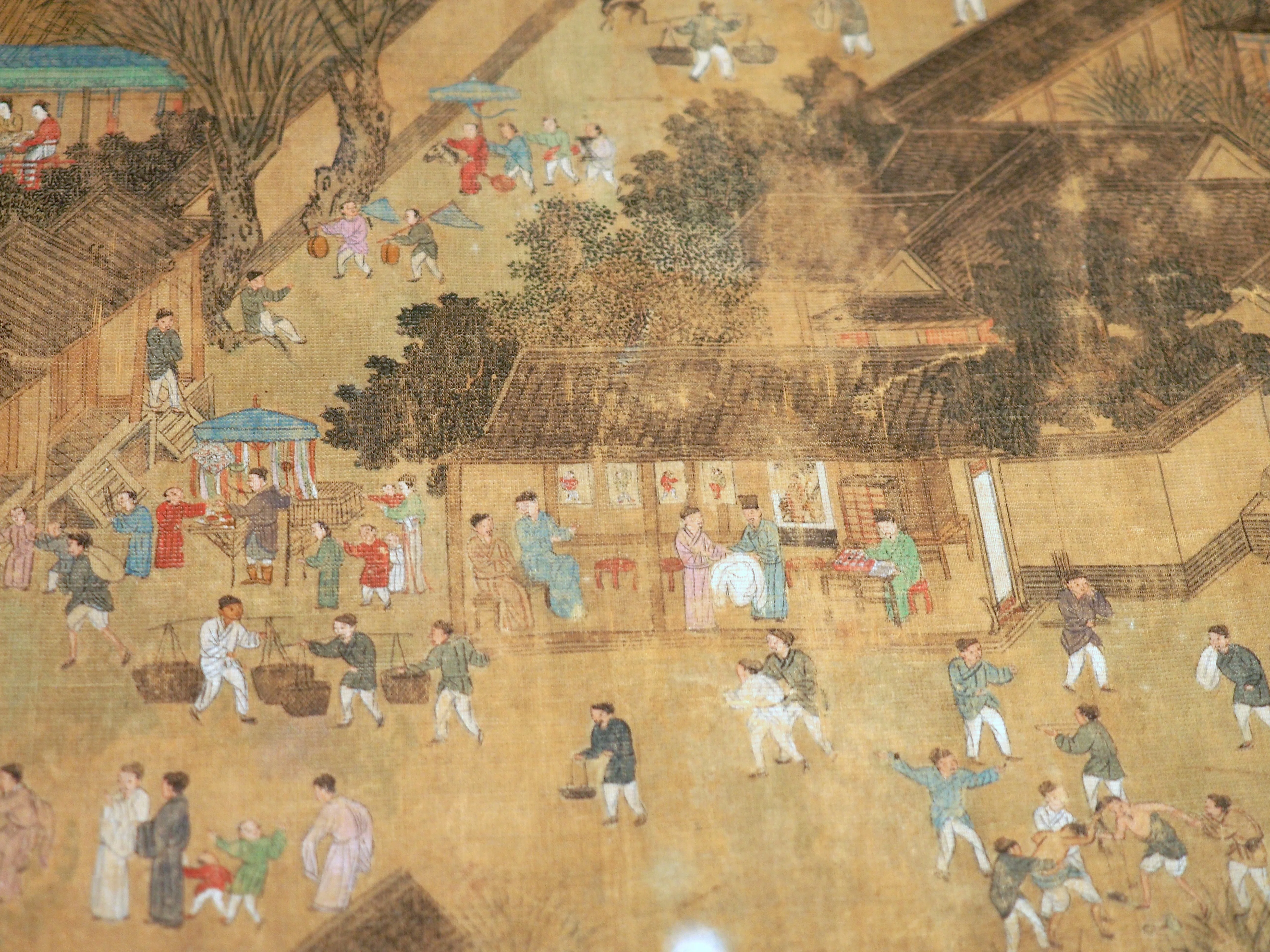 眺めてるだけで楽しい！ 中国・明末の人たちの様子が細かく描かれた