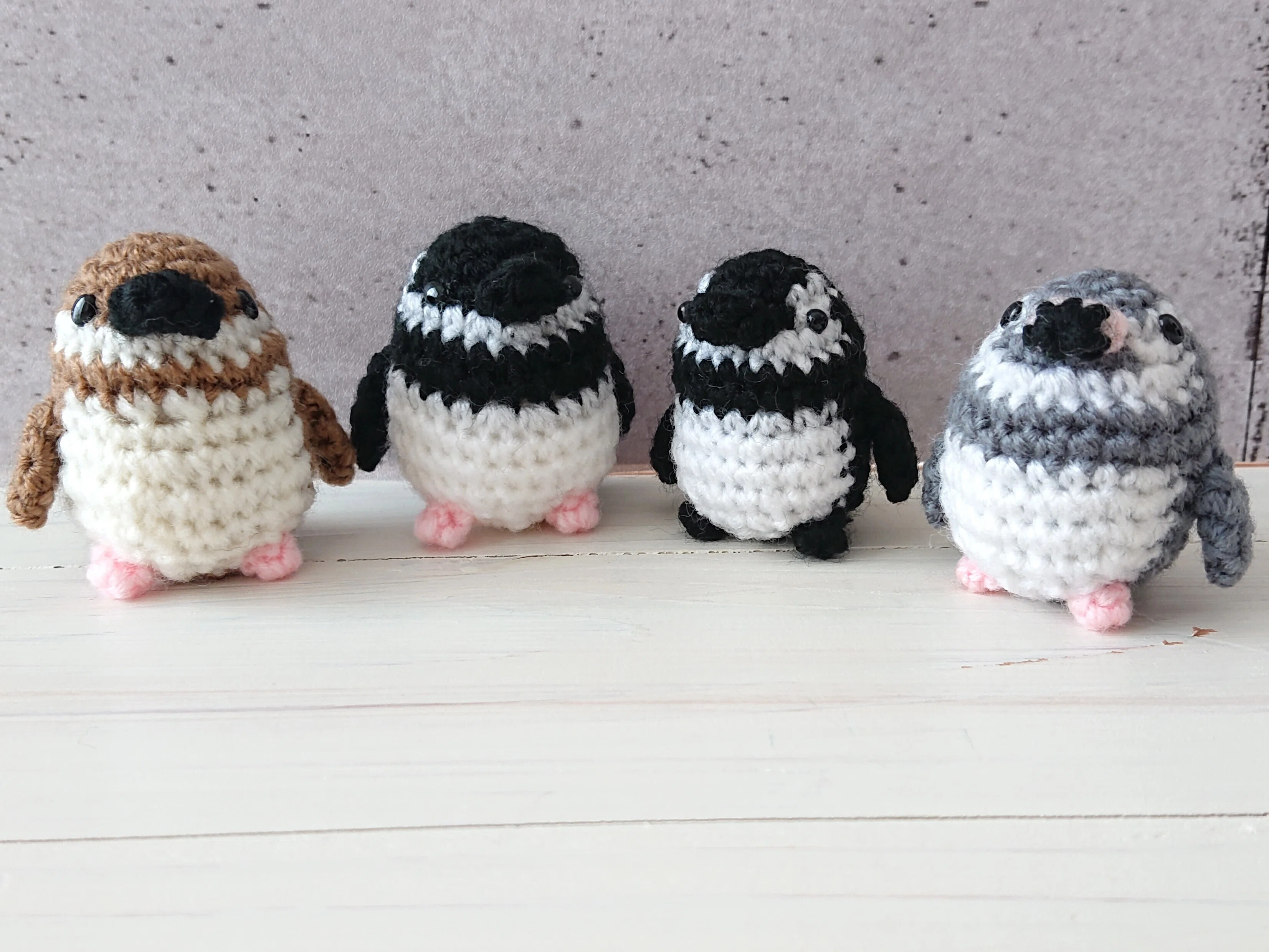 あみぐるみでペン活🐧フンボルトな仲間たち｜まいぱんだ
