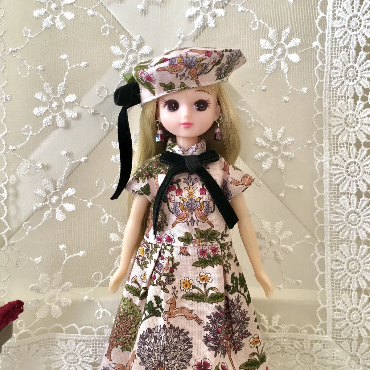 私の作品〜☆リカちゃん 秋のワンピースと帽子☆「秋の連続投稿 