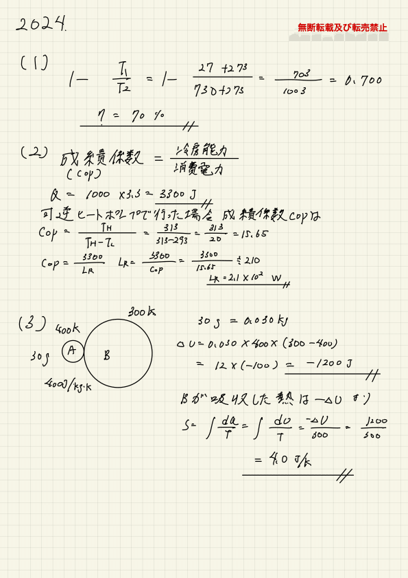 東京科学大学（旧 東工大） 融合理工学院 院試 物理学解答｜アントニオtech