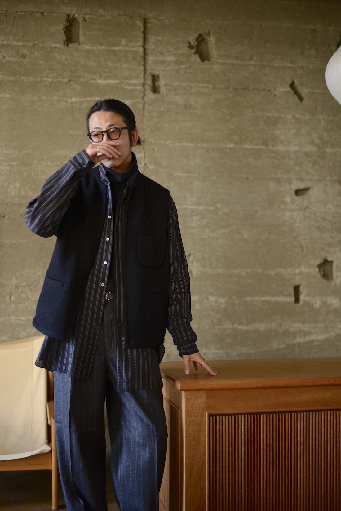 Nikki ESSENTIAL PIECES 別注 crew zip vest Nikki ESSENTIAL PIECES 別注 crew zip vest - メルカリ