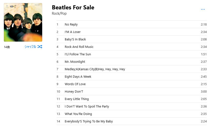 Beatles For Sale - The Beatles にまつわる話｜小泉伊佐美