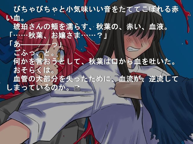 月姫(同人版)(ゲーム感想3)_復讐後の告白について、翡翠/琥珀