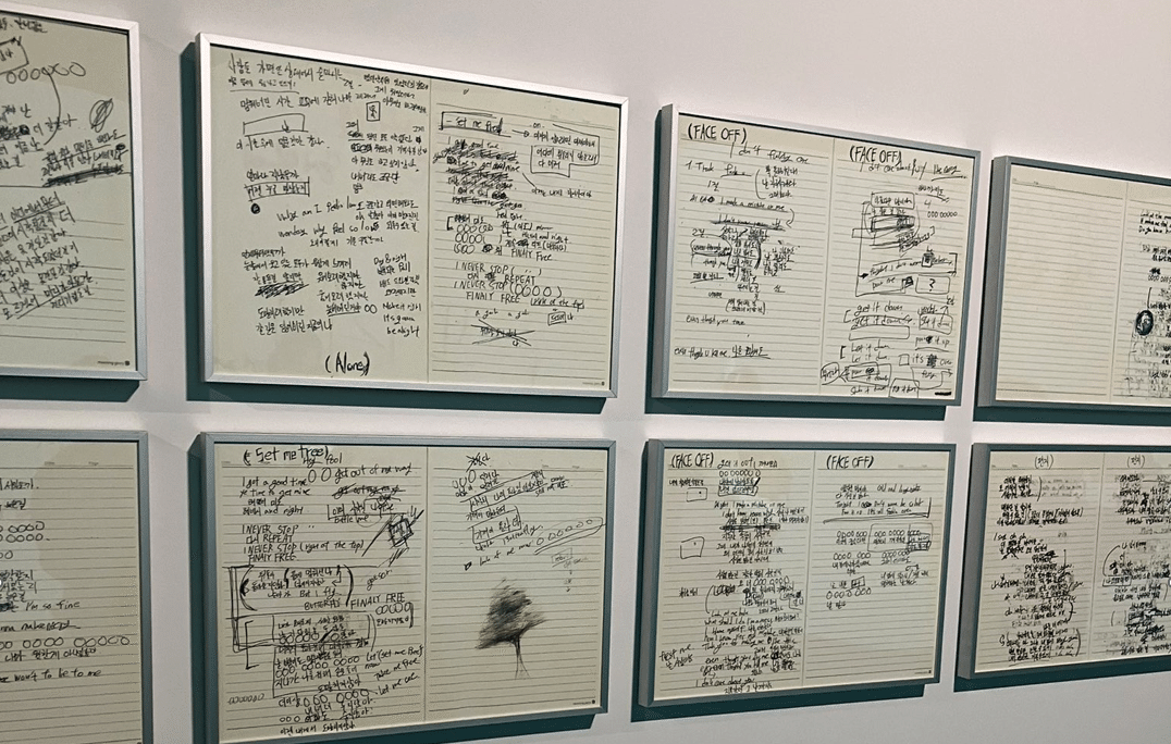 歌詞】ジミンちゃんの創作過程を追え！【手書きハングル】｜音色