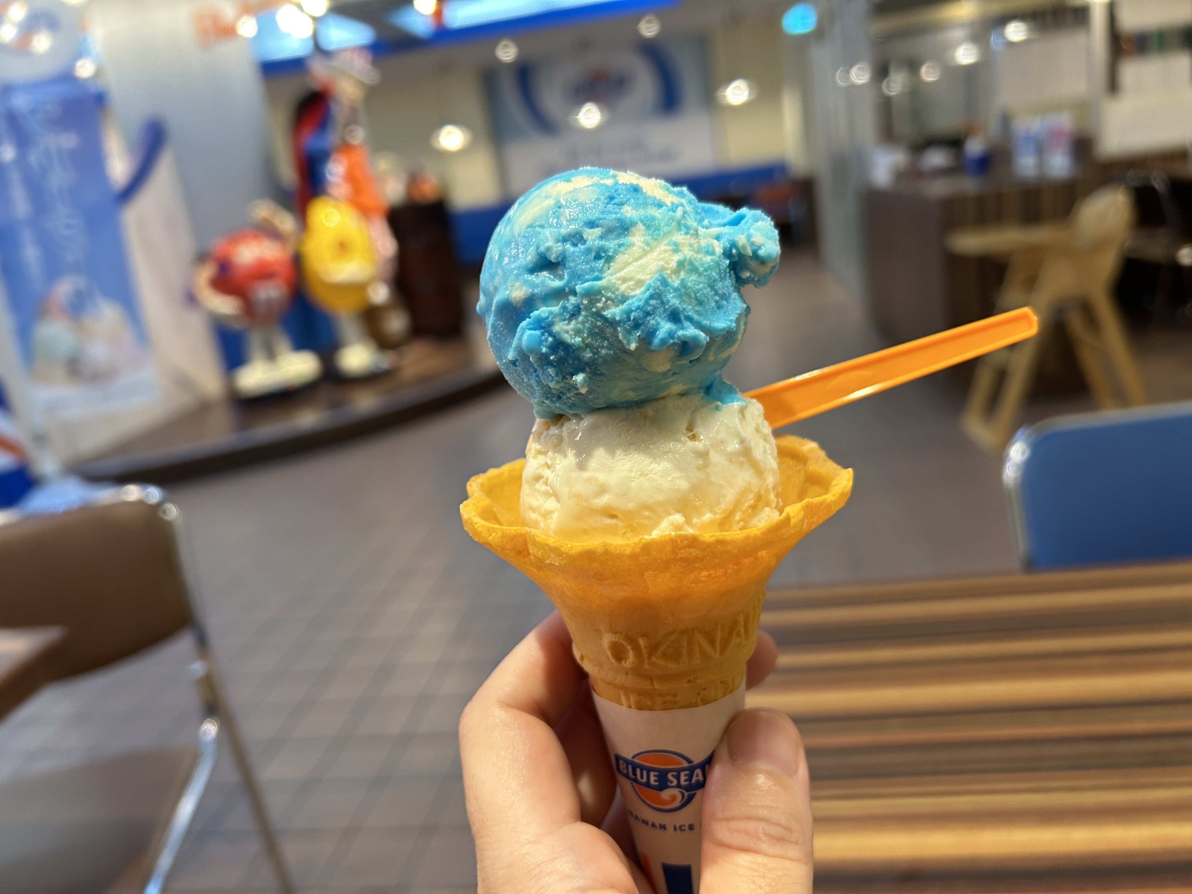 沖縄旅】ブルーシール 名護店（アイスクリーム_名護_20241017）｜非向上心