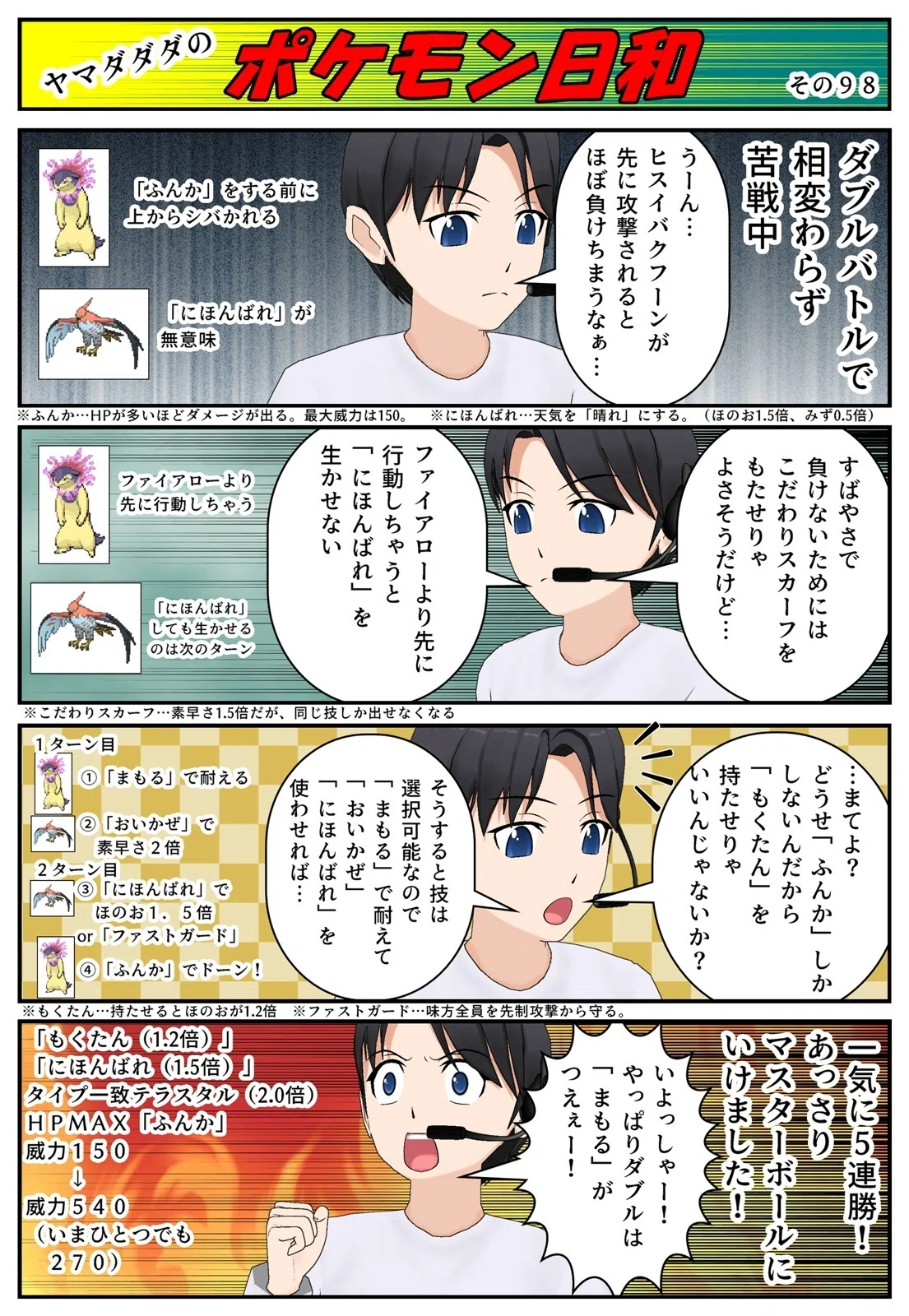 ポケモンSV】ヤマダダダのポケモン日和78～ダブルバトルは「まもる