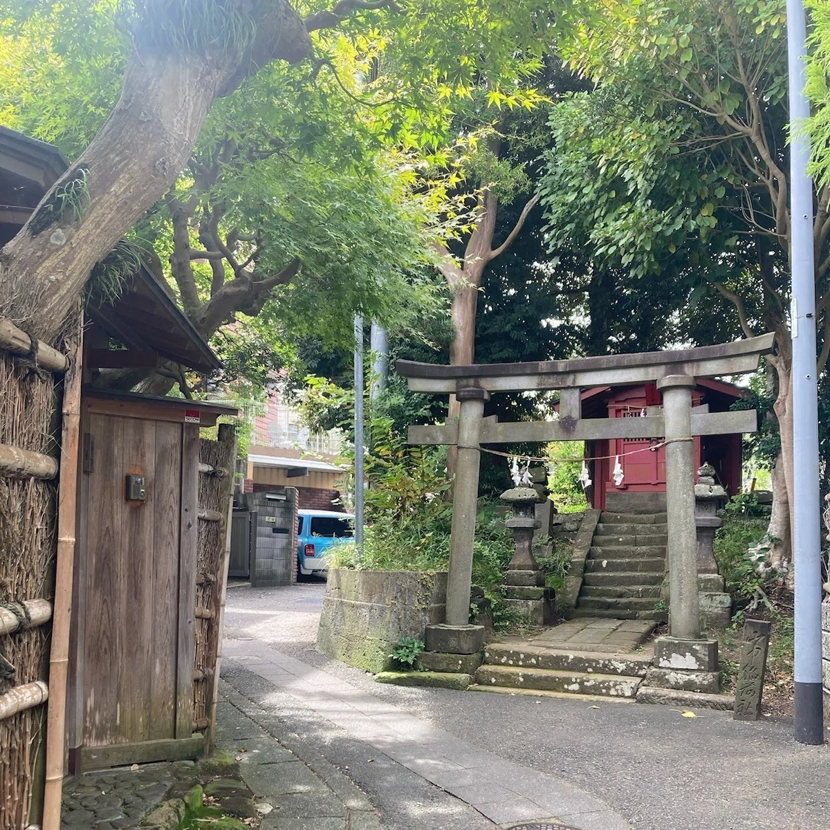 葛原岡神社までの道